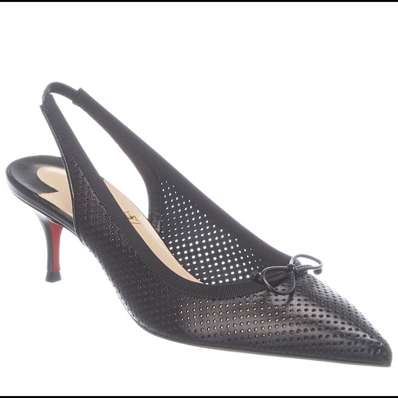 Christian Louboutin Shoes - CHRISTIAN LOUBOUTIN HALL 55 LEATHER SLINGBACK PUMP